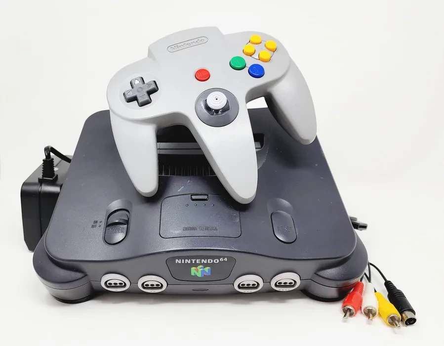 Nintendo 64 (Kolgrå)