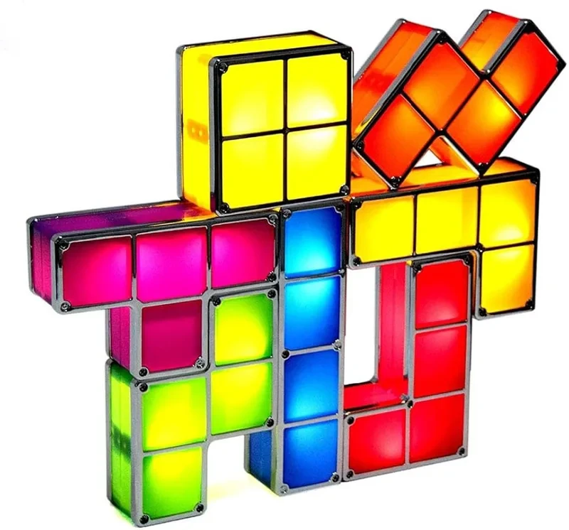 Tetris Stapelbar LED-lampa